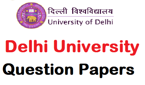 DU Previous Year Question Paper with Solutions